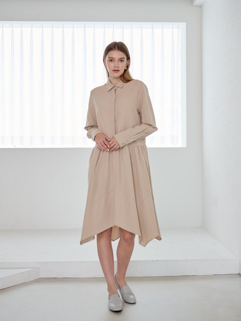 Koes Matilda Shirt Dress Matilda Shirt Dress_Beige