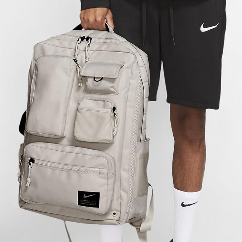 Nike Polyester Backpack Unisex Light Rosewood Umber Casual