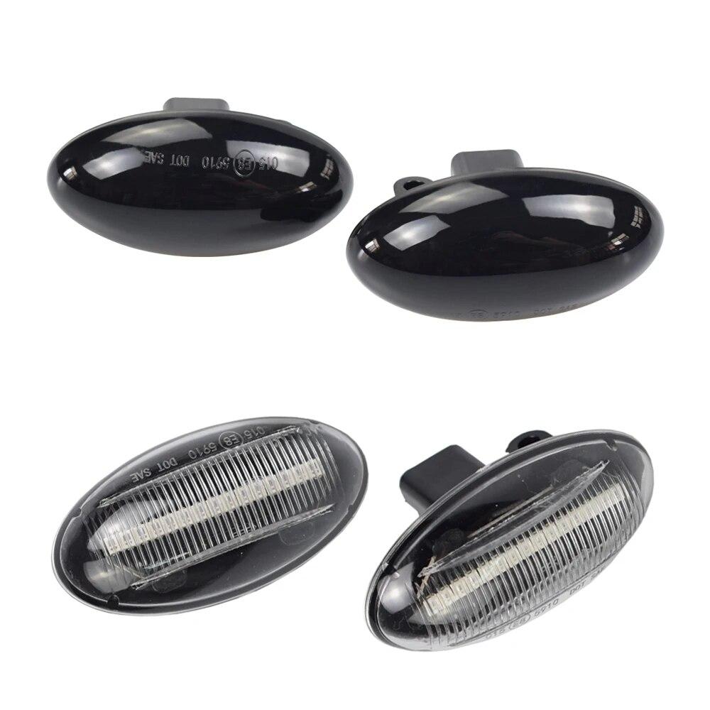 Lampă LED de delimitare laterală, lampă repetitoare pentru Peugeot 307 206 Partner 407 Expert 107 pentru Citroen Berlingo C 3 4 5 1 Xsara Jumpy