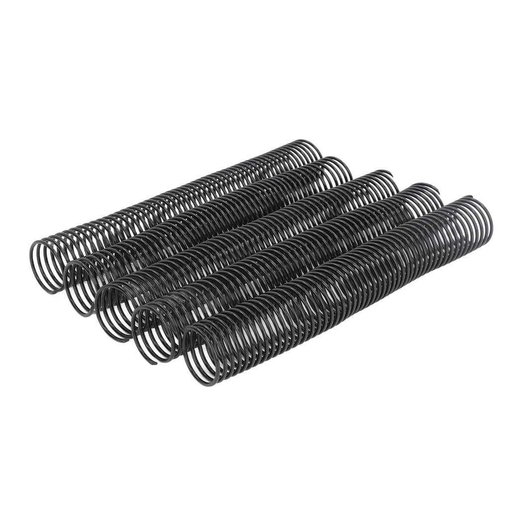 18 Pcs Spiral Binding Coil 38mm Diameter 48 Loop 4:1 Pitch 310 Sheet Capacity Spiral Binding Spine for A4 Paper