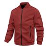 Spring and Autumn Flying Jacket Stand Collar Men's Casual Baseball Suit Thin Sports Jacket Men