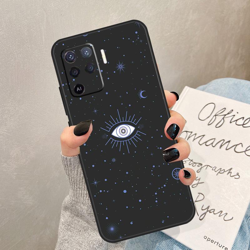 Evil Eye Funda For OPPO A74 A54 A57 A53 S A96 A76 A16 A5 A9 A31 A15 A17 A77 A93 A91 A52 A72 Case