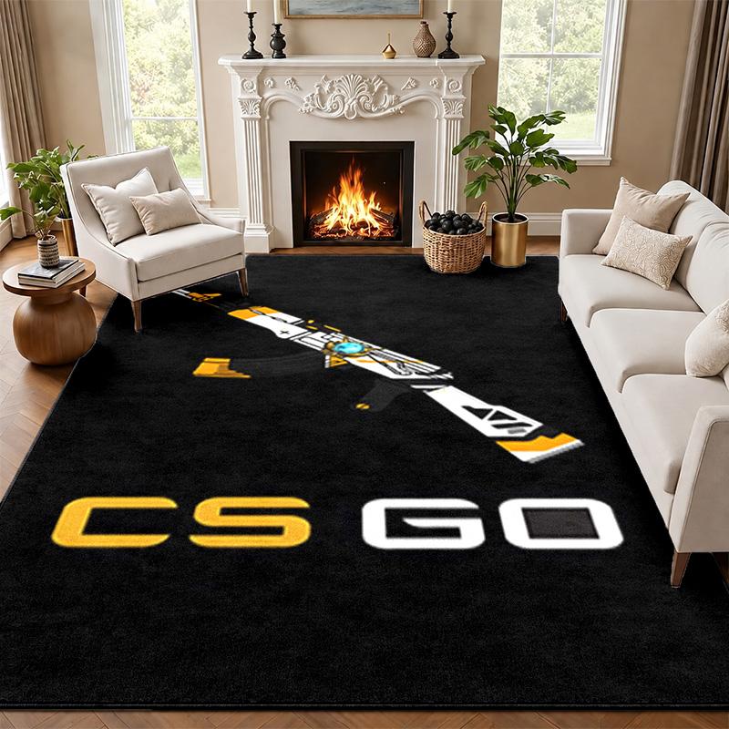 CS go Carpet Door Mat for Living Room or Bedroom Protective Mat Under Chair Office Decoration Christmas Gift Birthday Present