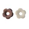 10 Pcs Wooden Flower-Shaped Spacer Beads Blanks Flower Earring Findings Charm for DIY Necklace Earrings Jewelry Making