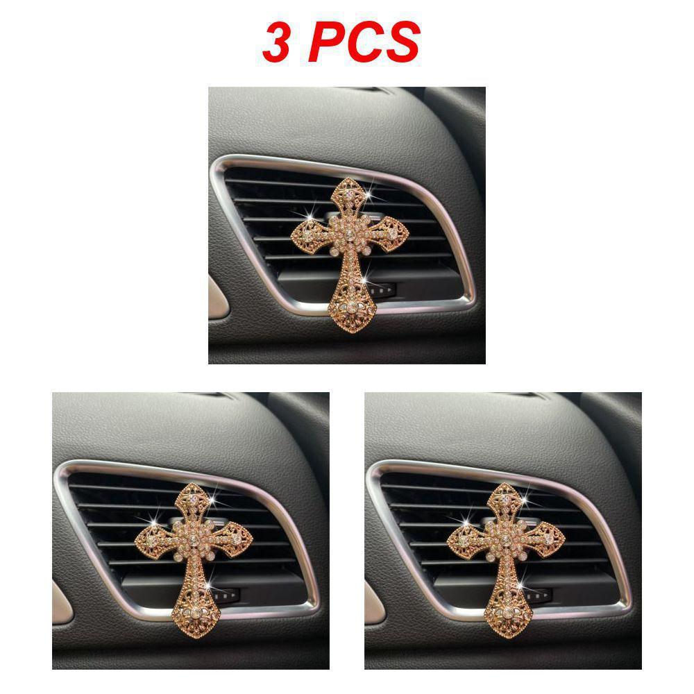 1/3/5PCS Water Cross Gentle Durable High Quality Material Selection Exquisite Workmanship Car Interior Accessories