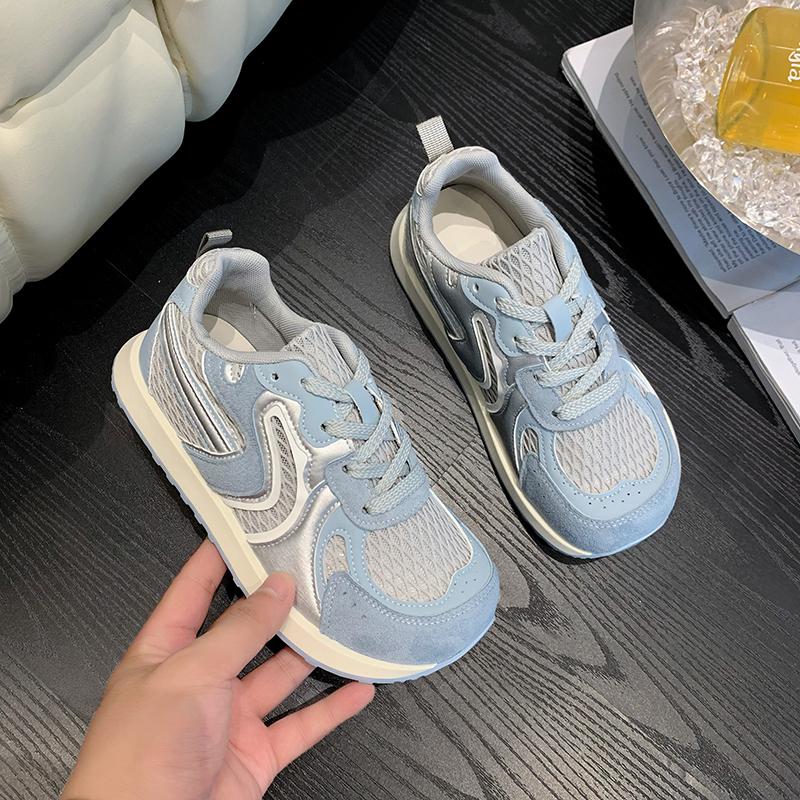 Fashion 2025 Summer New Mesh Breathable Casual Versatile Trendy Fashion Lightweight Comfortable Casual Women's Shoes