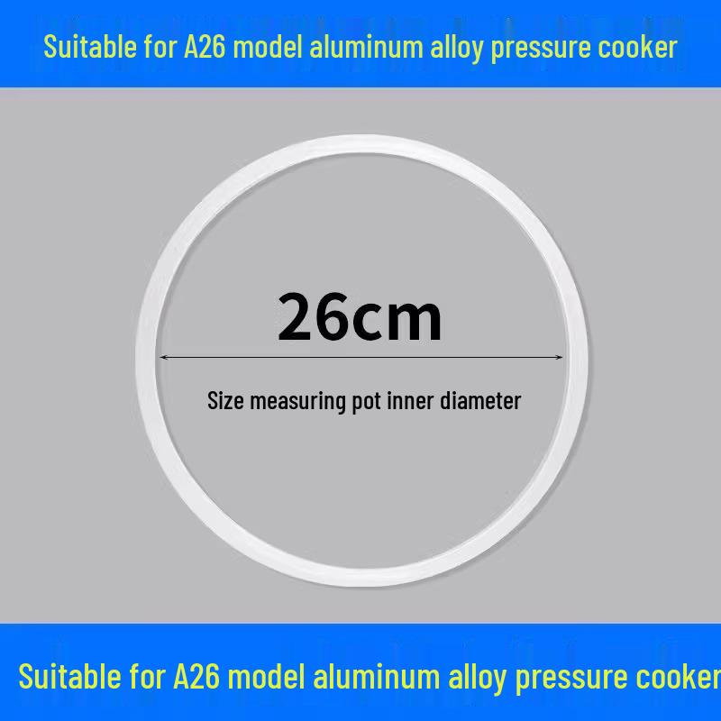 Universal Silicone Pressure Cooker Gasket, Old-fashioned Seal, 20/22/24/26cm Sizes.