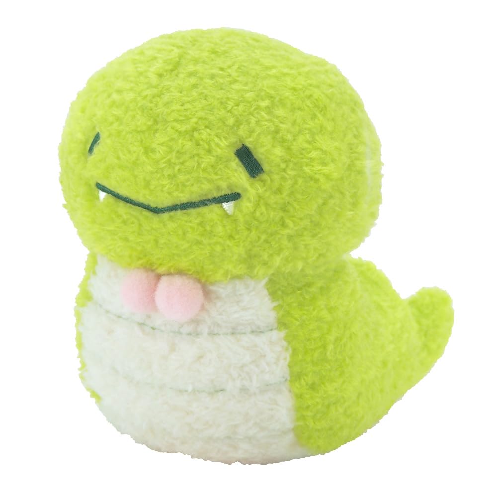 

Sunlemon Мягкая игрушка Watton S Змея GR x 15 x 12 см Плюшевая игрушка Зеленая Милая Зодиак Год Змеи Новый год 9.5 P-9892