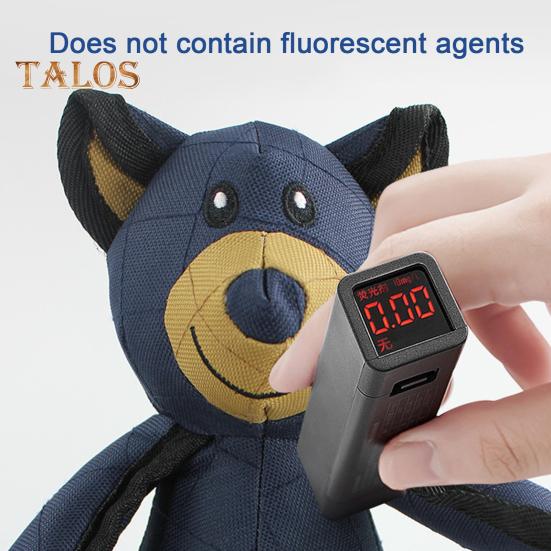 2 Pcs Unbreakable Bear Dog Toy for Aggressive Chewers Indestructible Stuffed Bear Pet Toy Interactive Squeaky Toy for Large Dogs