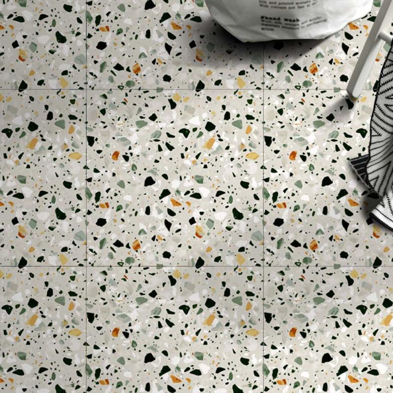 4 buc 30X30cm Autocolant de podea cu aspect de faianță simulat Baie Bucătărie Autocolante de perete impermeabile Decor pentru casă