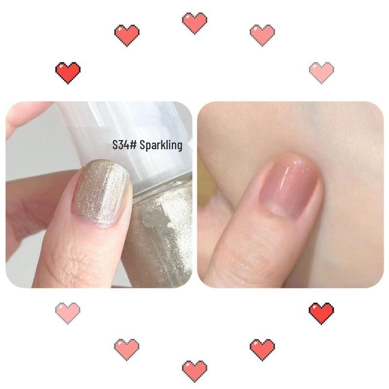 Aurora Glitter Peelable Water-Based Quick Dry Nail Polish Set