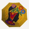 1pc Flower Power Automatic Open/Close Umbrella, Portable Folding Umbrella for Travel, Themed Events, It is suitable as a gift for various festivals, O