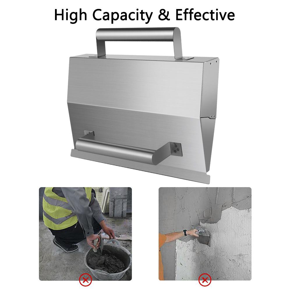 Wall Plastering Tools Fast Plastering Dual Handle Stainless Steel Drywall Spatula Plaster Trowel Cement Mortar Putty Plaster Scraper