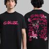 T-shirt con Stampa Band Gorillaz Uomo Oversize Y2k Streetwear Manica Corta Estate Cotone Moda Casual Larga Abbigliamento Donna Uomo