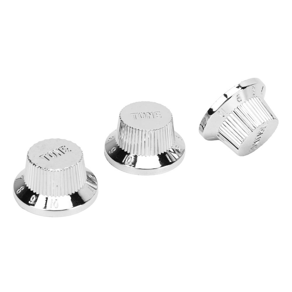 3PCS Plastic Speed Control Knob 2 Tone 1 Volume Volume Tone Knobs For Electric Guitar