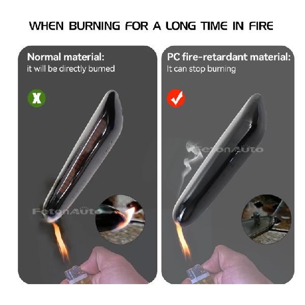 2 Pcs Dynamic Flasher Turn Signal Side Marker Lights Running Water For BMW E90 E91 E92 E93 E60 E87 E82 E61 E46 LED LightsTurn Signal 2