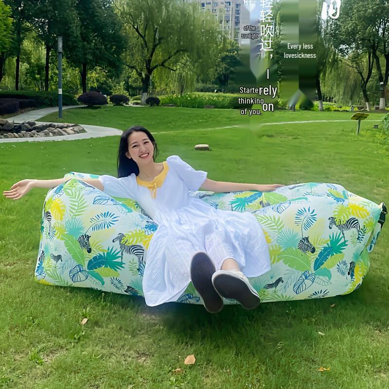 Portable Inflatable Sofa with Pillow