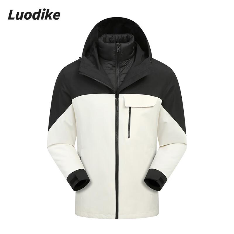 Luodike Unisex 3-in-1 Duck Down Outdoor Jacket A53VFC1699