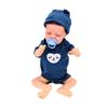 Realistic Newborn Baby Doll Washable Lifelike Vinly Body Baby Doll 18 Inches with Closed Eyes for