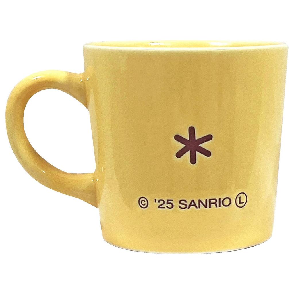 Sanrio Approximately Microwave and Dishwasher Character Made in 308125 "Pompompurin" Mug, 260ml, Safe, Water-Repellent, Yellow, Goods, Japan,