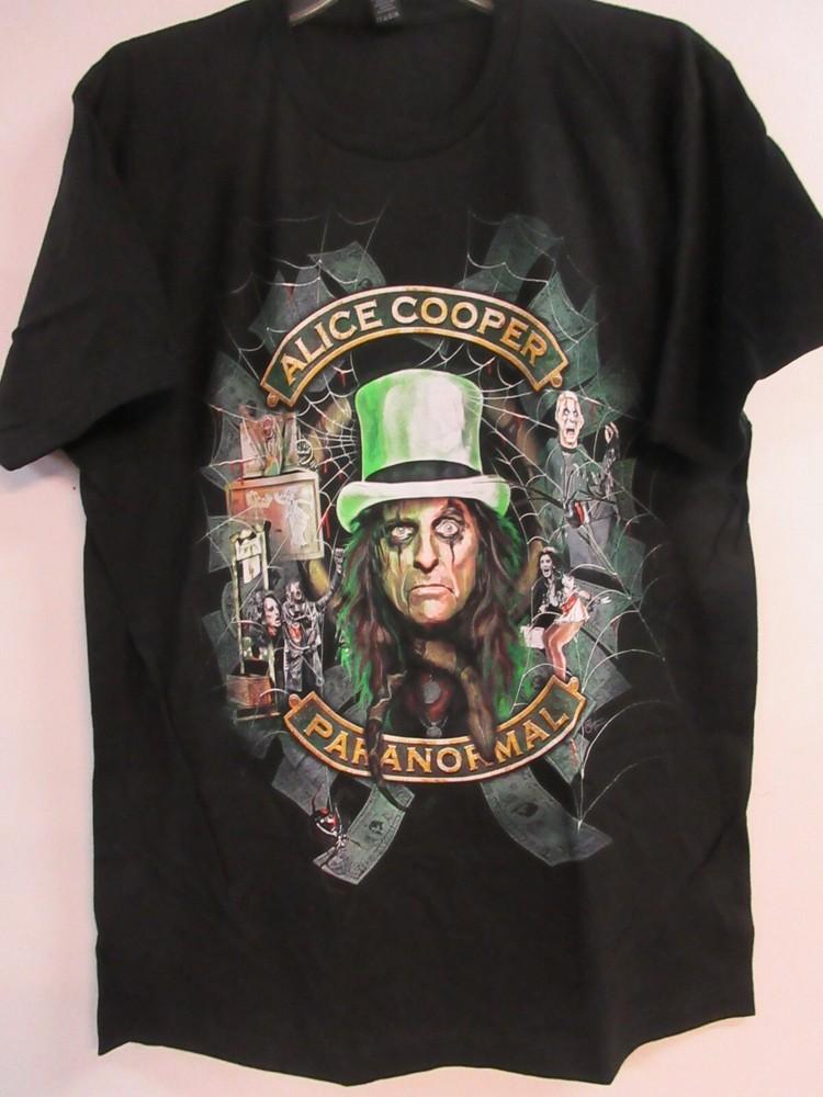 

ALICE COOPER OFFICIAL MERCH PARANORMAL WEB 2018 BAND CONCERT MUSIC LARGE Unisex T-Shirt XXXL