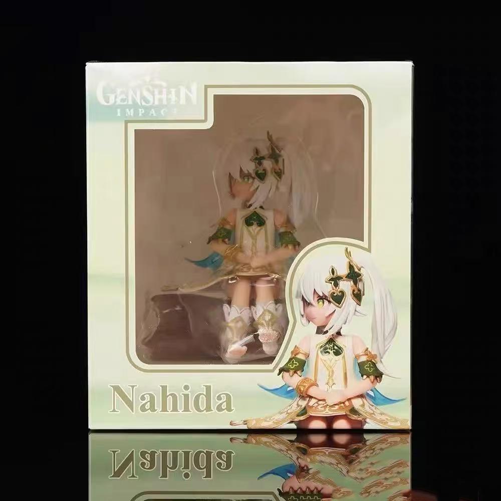 

15CM Nahida Figure Anime Game Genshin Impact Sitting Position Model Toys Gifts Crafts Collection Decoration Ornaments PVC With box