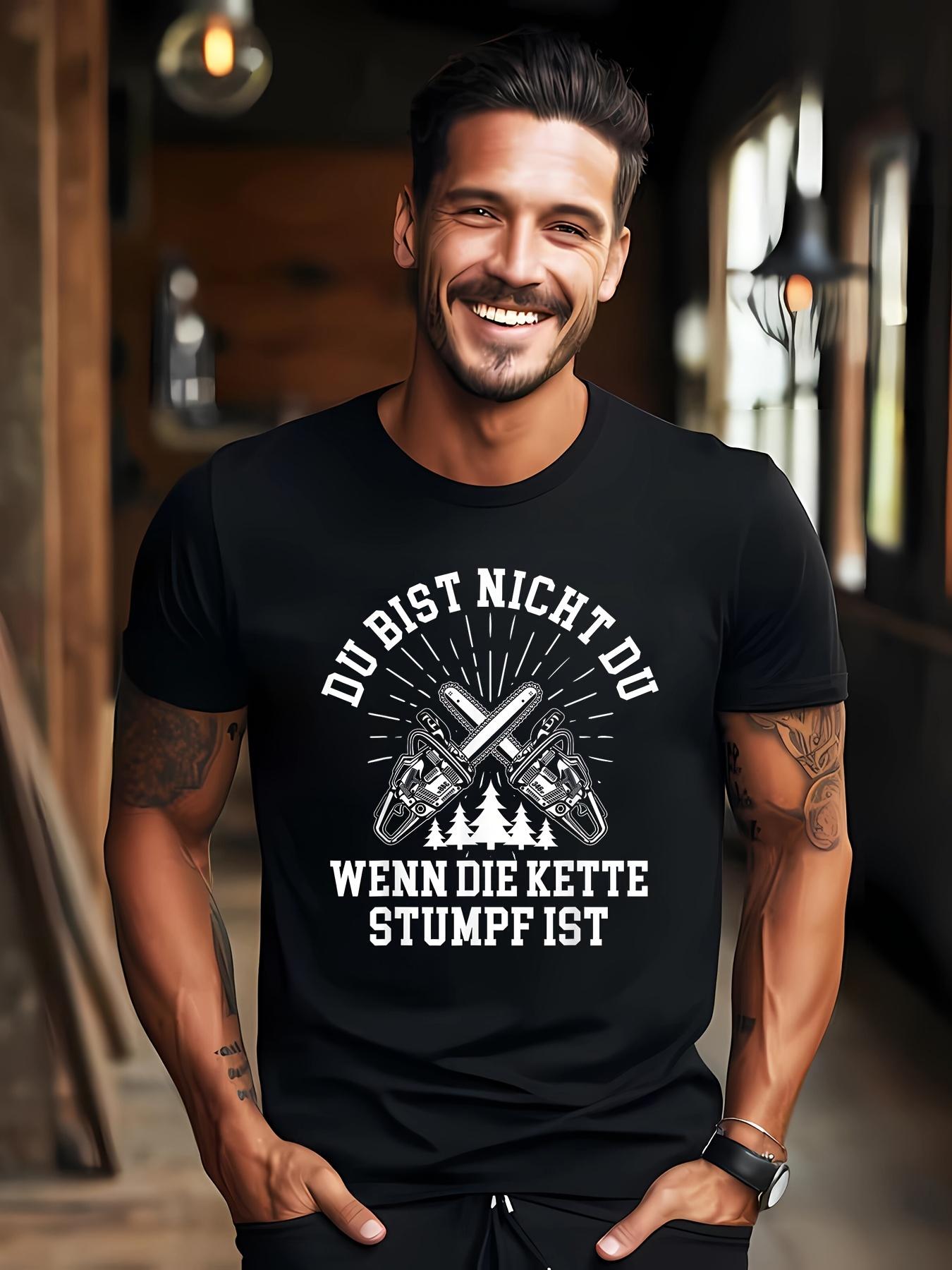 T-Shirt y2k Lumberjack Chainsaw T Black XL