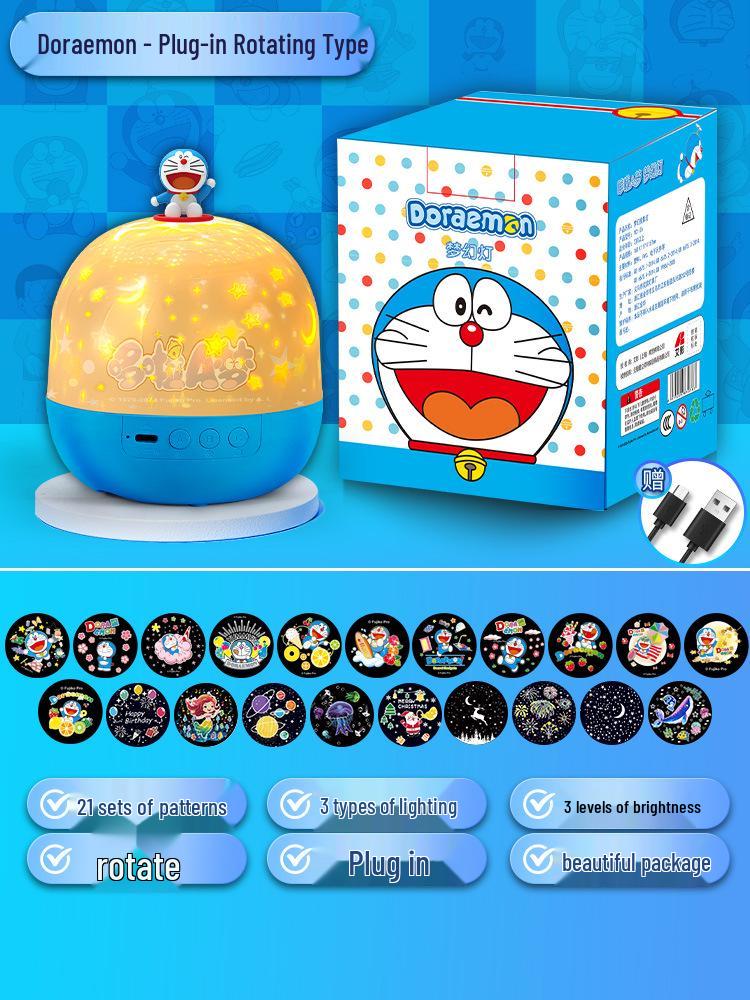 Dreamy Rotating Starry Sky Music Projector Lamp for Kids' Bedroom