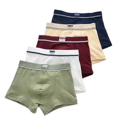 CLARAH Kids' Boxer Briefs, Set of 5, Boys, 130cm, Smoky, KL-2410-200