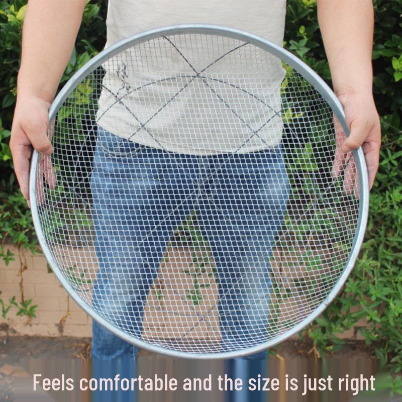 Round Agricultural Sand and Rice Sieve Mesh Filter Tool