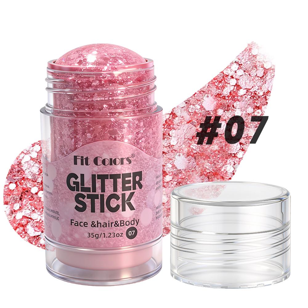 Body Paint Glitter Stick Face Lip Stick Gold Glitter Eyeshadow Stage Sparkling Sequins Cream Glitter Gel High Gloss Makeup