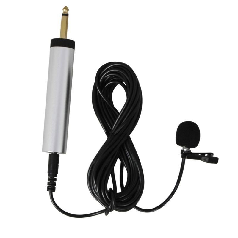 3.5mm Wired Lavalier Microphone Portable Wired Musical Instrument Mic Replacement Pickup Microphone Instrument Accessory