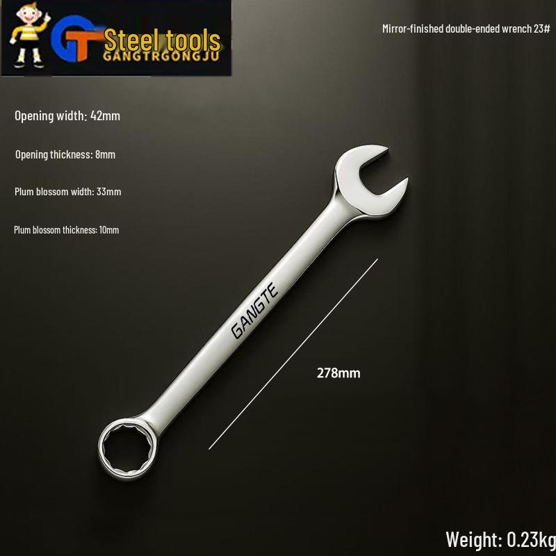 Steel Auto Repair Double Head Box Wrench