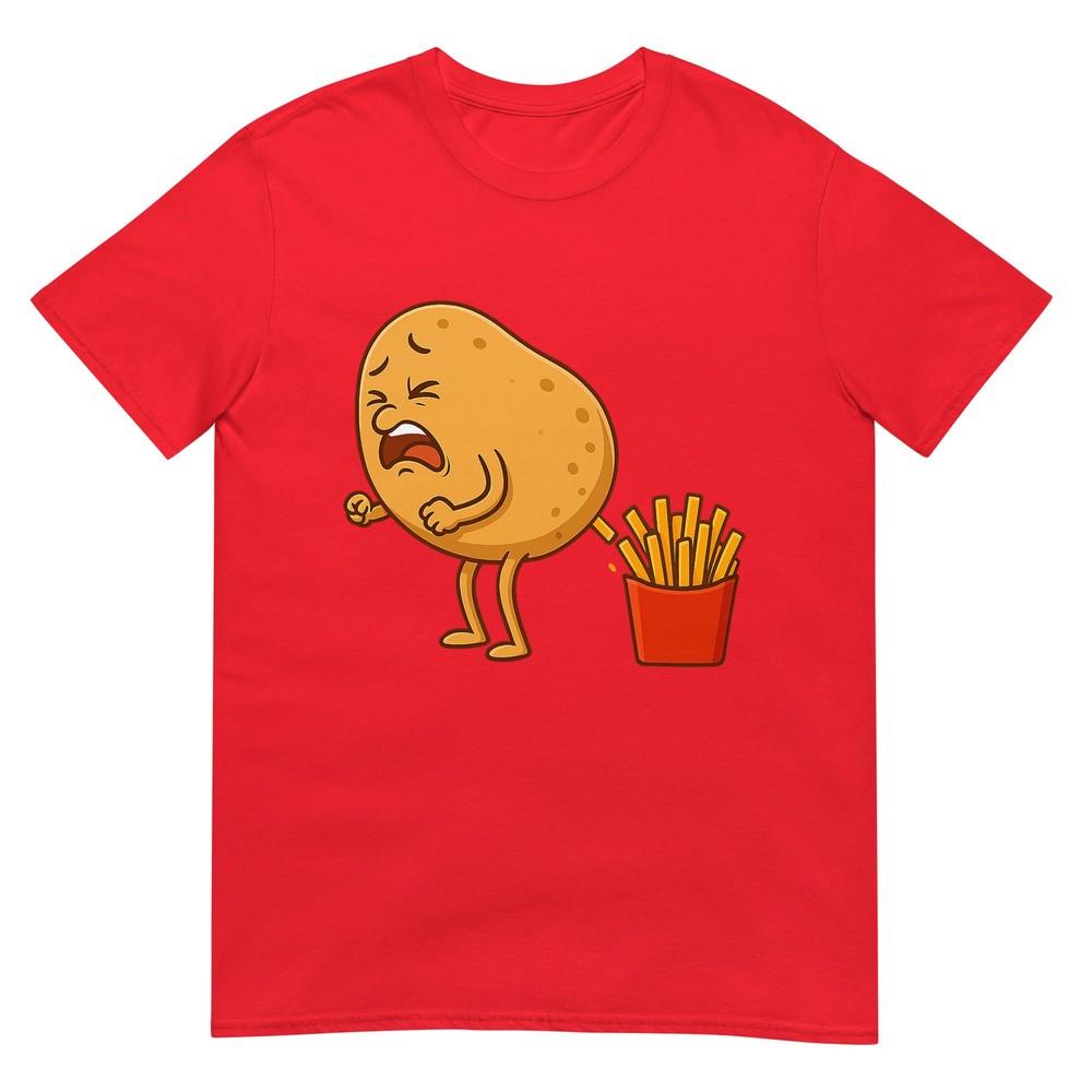 Potato Pooping French Fries Designs Potato Food Eaters Tshirt S