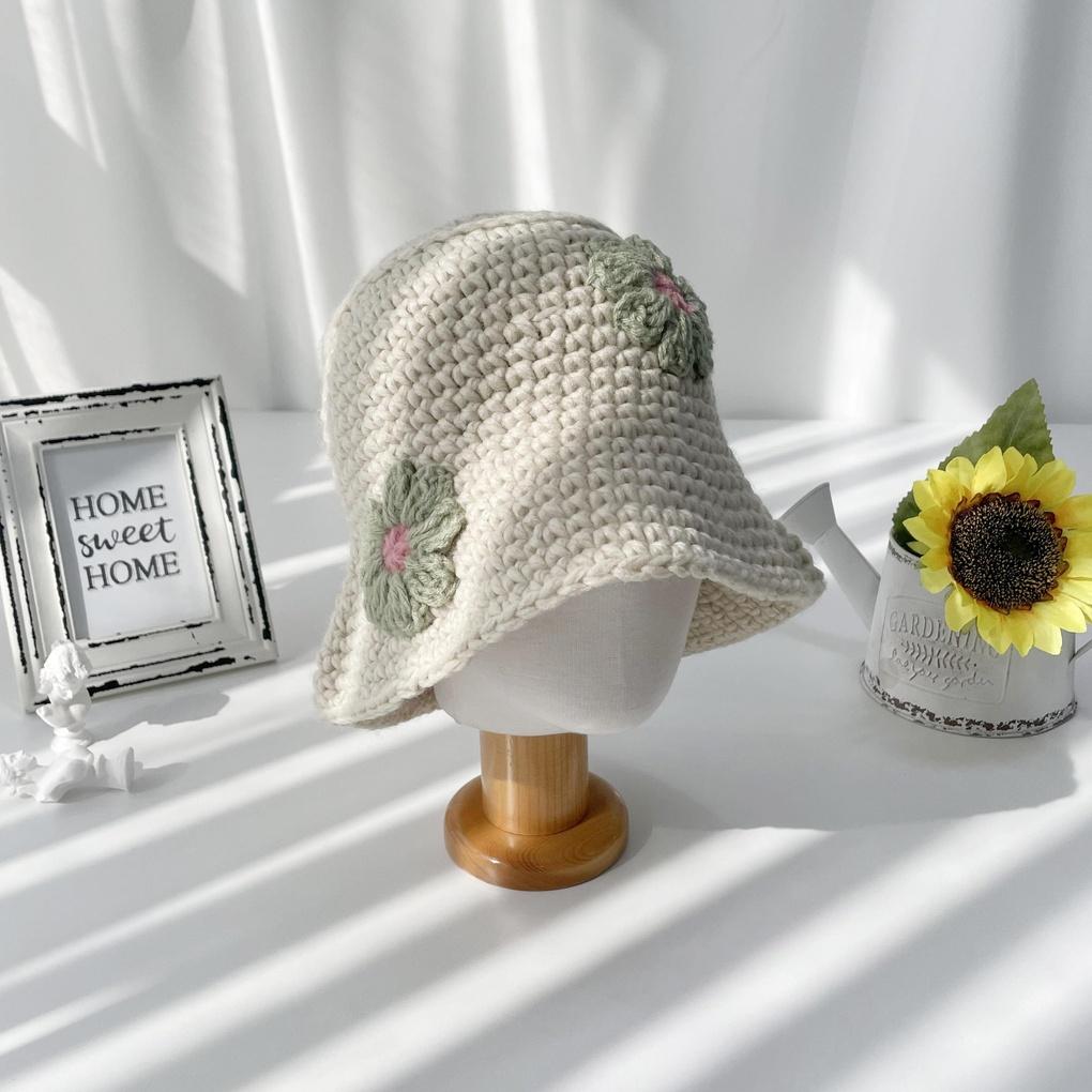 Women's and Men's Daily Flower Deco Bucket Hat