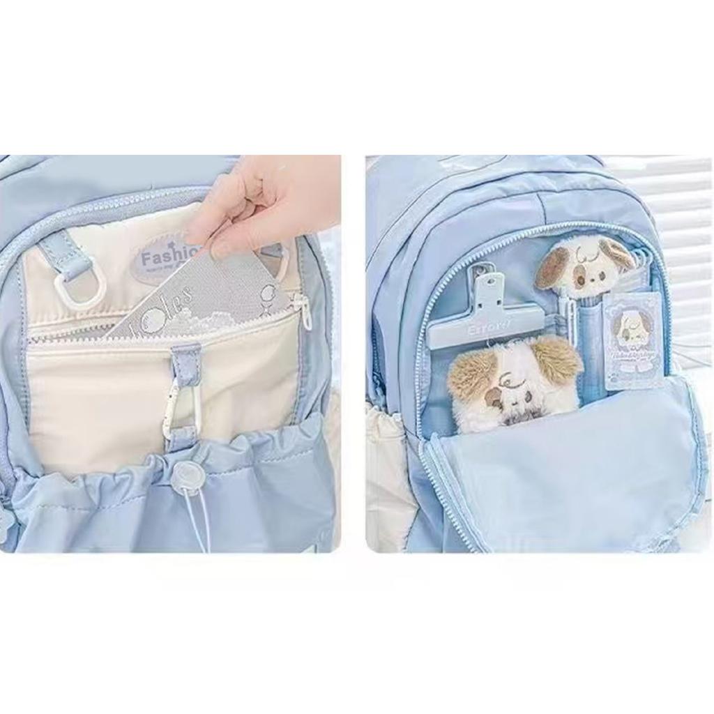 Fashion Preppy Bag Simple Backpack School Backpack Laptop Bag Casual Daypack Work Commuter Bag Travel Bag Gifts