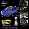 1:24 Tesla Alloy Car Model Simulation Toy - New Energy Vehicle for Kids