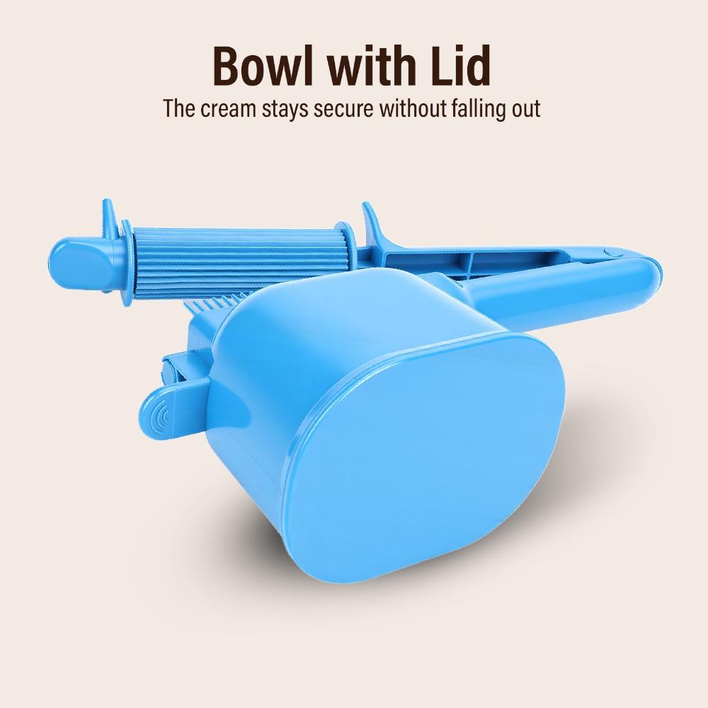 Ergonomic Handle Hair Dye Cream Applicator Roller Comb Hair Dye Applicator Brush Home Use