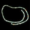 Strand of 84 Round Beads 4mm 4 Mm In Spotted African Turquoise