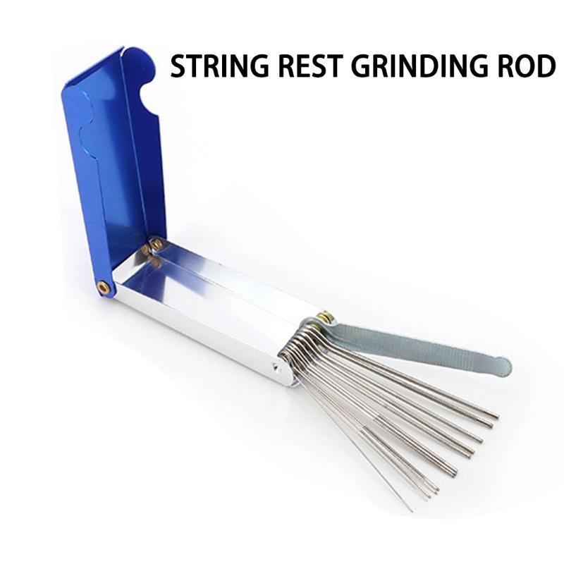 Guitar Nut Files Needle Nut Slotting File Sawing Rods Polishing Grinding Guitar Files for Accurate String Action Adjustment