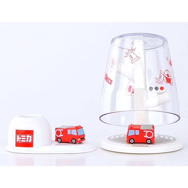 Hashy Top-in Hashy Mini Gurgeltasse & Ständer Feuerwehrauto Tomica TC-3552