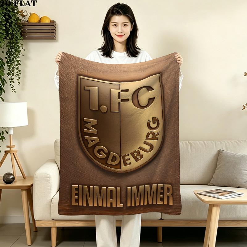 1PC 1 Fc Magdeburg Patterned Flannel Blanket Suitable For All Seasons For Home Decor Warmth And Comfort Gifts Holiday Present
