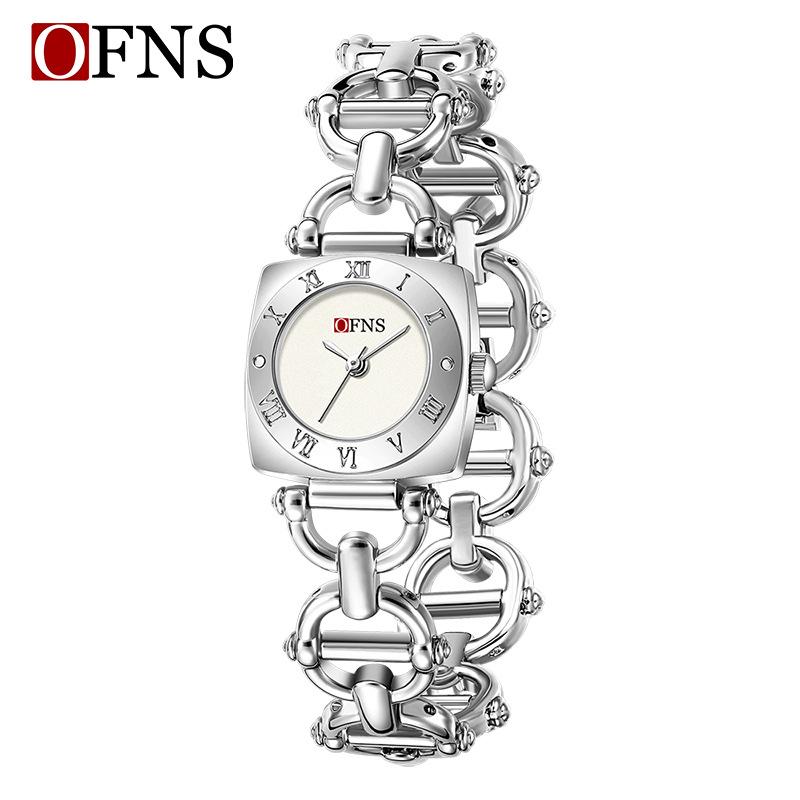 Fashion Rectangle Women Watches Ladies Stainless Steel Strap Waterproof Quartz Wristwatches Reloj Mujer