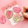 Realistic Leaf-Shaped Sticky Notes - Adhesive Botanical Leaf Memo Pads with Leaf for Office, Supplies, Desk Organization - Creative Spring Gift