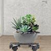 Plant Stand On Wheels Flower Cart Plant Mover With Wheels 3X Heavy Duty Metal Planter Pallet Flower Pot Mover With 6 Casters For