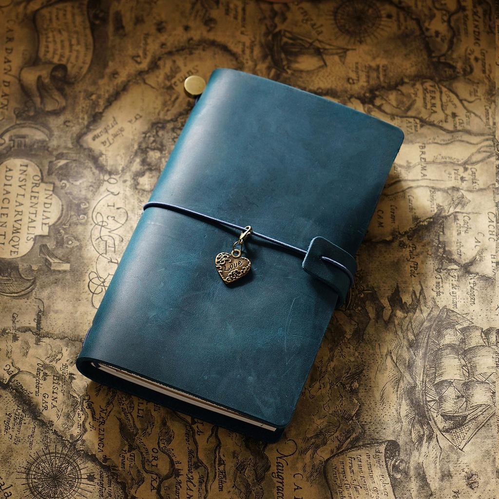 Full Grain Leather Diary Journal Workbook Custom Paper Notebook Leather Book Cover Jotter Vintage Notebook Leather Product