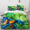 3D-Druck Rockman Megaman Spiel Cartoon Bettwäsche Set Jungen Mädchen Twin Queen Size Bettbezug Kissenbezug Bett Kinder Erwachsene026