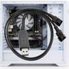 USB To 4Pin Boost Cable Converts 5V To 12V For PC Fan With PVC Material And Stable Power Output