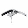 Silver Guitar Capo with Adjustable Screw, Durable and Rust-Resistant Metal Capo for Acoustic, Classical, and Electric Guitars, Universal Guitar Capo