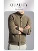 Winter 2025 Koreanischer Stil Dicker Woll-Herren-Cardigan